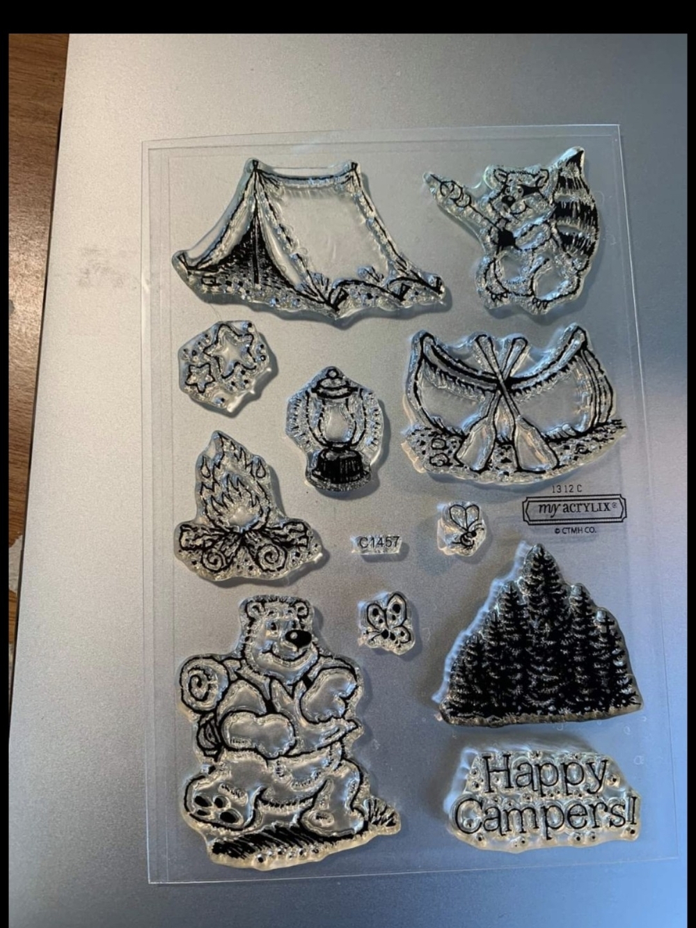 Close To My Heart Clear Stamp Set - Happy Campers